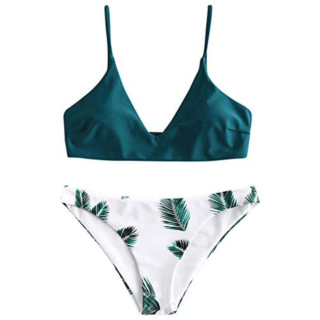 Lugar ZAFUL - Conjunto de bikini acolchado para mujer