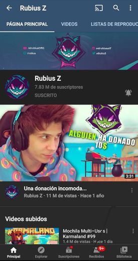 Canal de Youtube