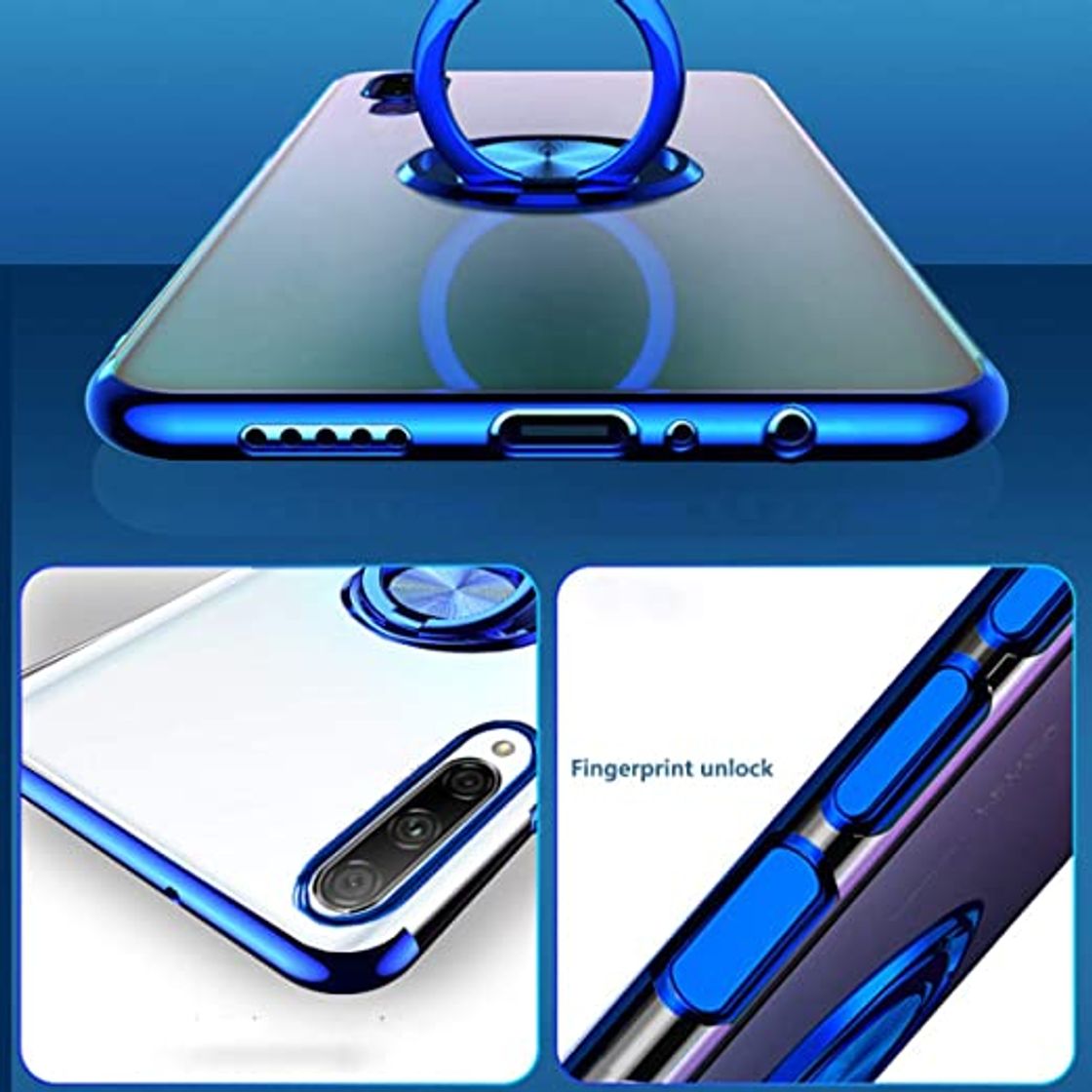 Product Y9s / P Smart Pro Funda para Huawei, [con Soporte de Anillo