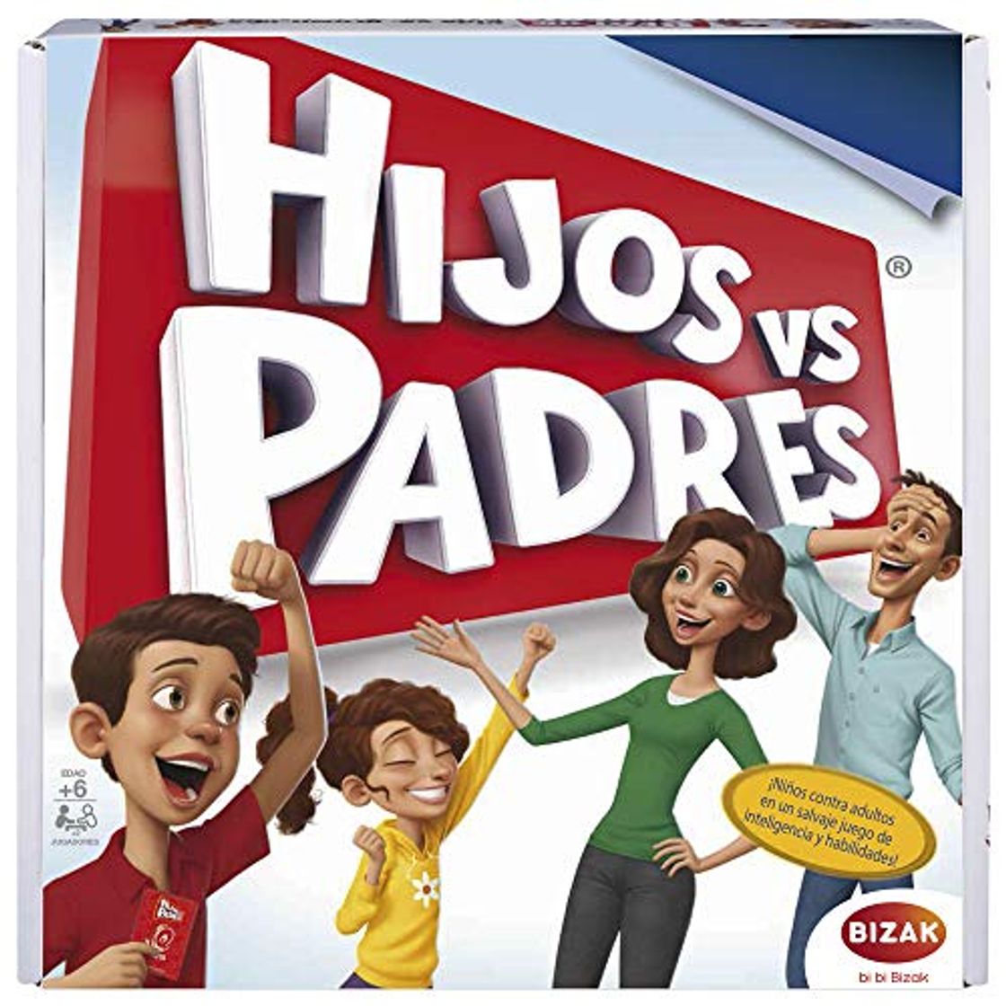 Social Bizak- Hijos Contra Padres, Multicolor, Talla Única