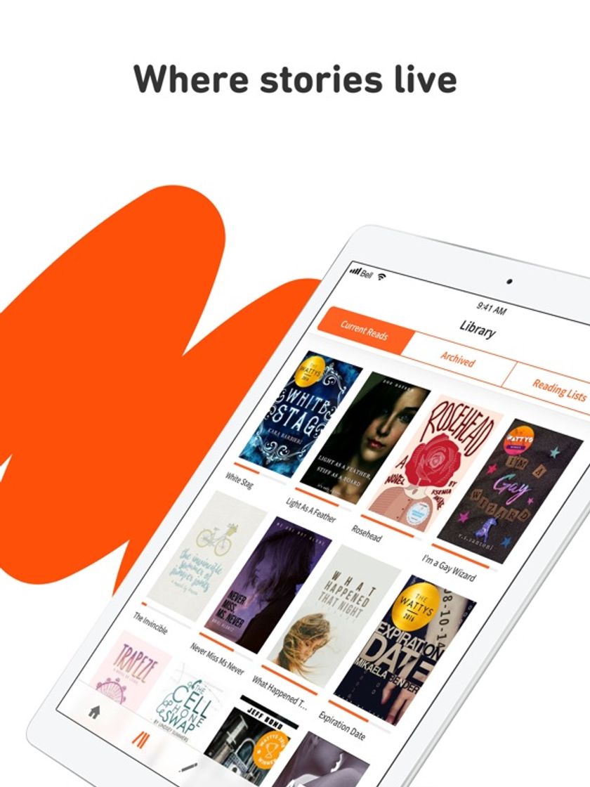 App Wattpad - Read & Write Stories