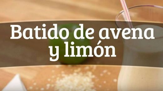 Cómo hacer batido de avena y limón para bajar de peso!!!! 