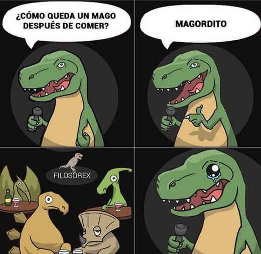 — ¿Sabes cómo se queda un mago después de comer?
— Magordito