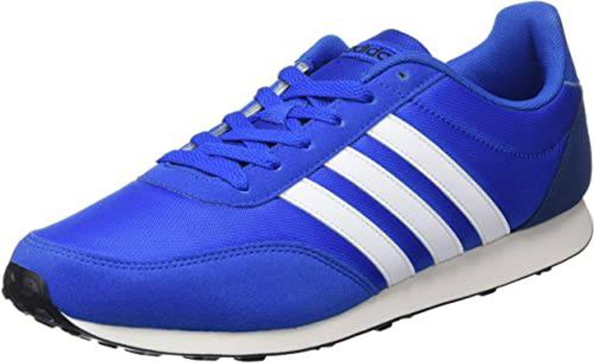 Social adidas V Racer 2.0, Zapatillas de Running para Hombre, Azul Dark Blue