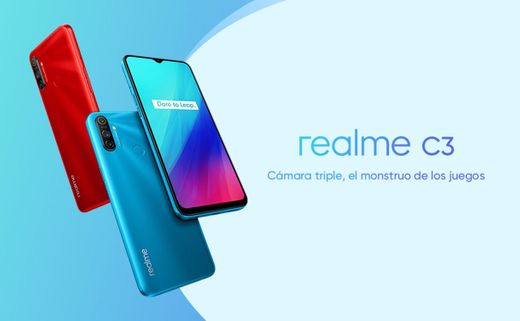 Realme C3 - Smartphone de 6.5" LCD multi-touch, 3 GB RAM