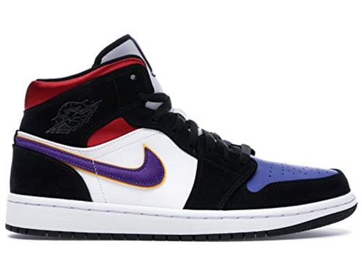 Nike Air Jordan 1 Mid Se, Zapatos de Baloncesto para Hombre, Negro