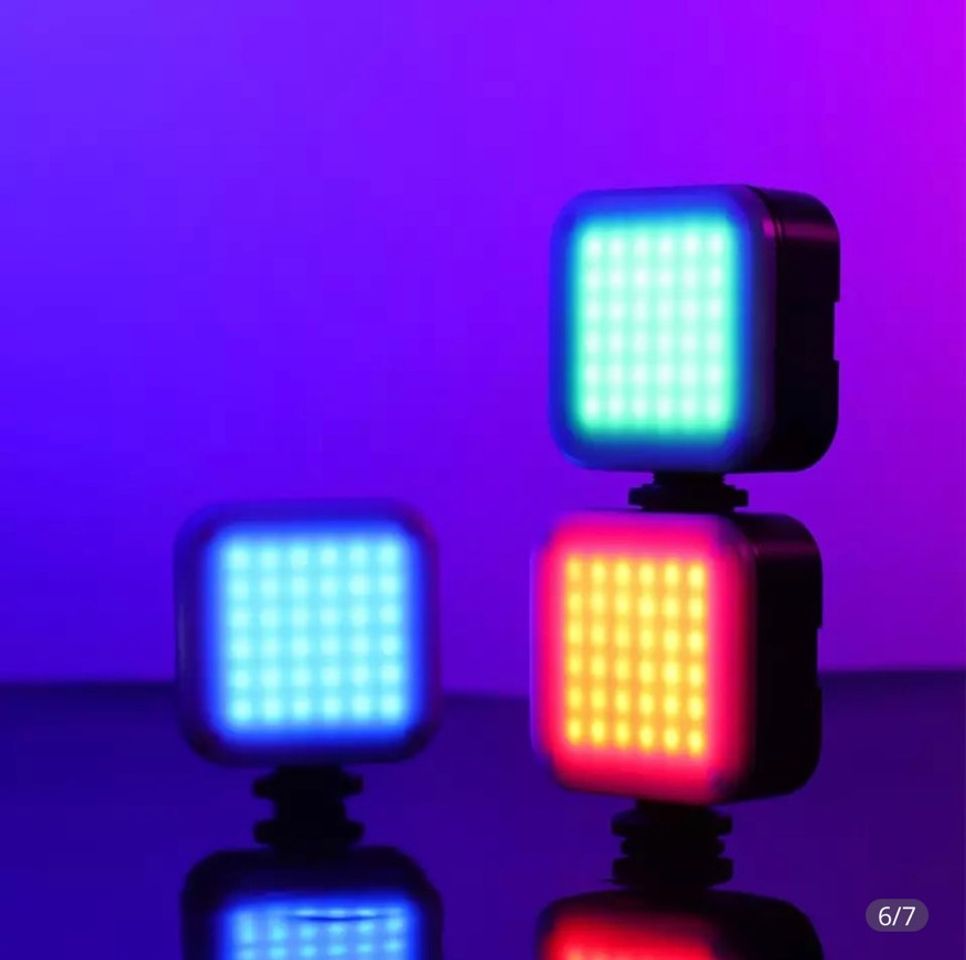 Social Foco LED de colores