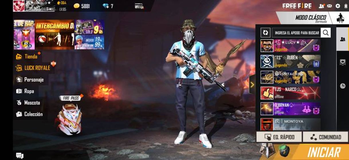 Videojuegos Garena Free Fire