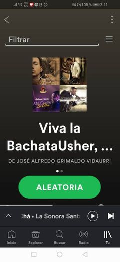 Lista de reproducción de canciones de Bachata