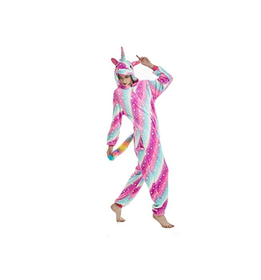 Fashion Pijama para Animal Adultos Capucha Unicornio Ropa De Dormir Dibujos Animados Invierno