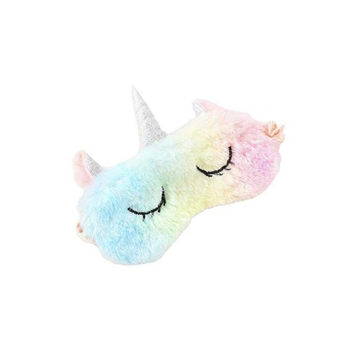 Social FORLADY Máscara de Dormir Mujeres Unicornio Máscara de Ojos de Felpa Sombra de Dibujos Animados Sombra de Ojos para Niños Adultos Felpa