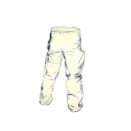 NewL Pantalones Reflectantes para Hombre Gris M
