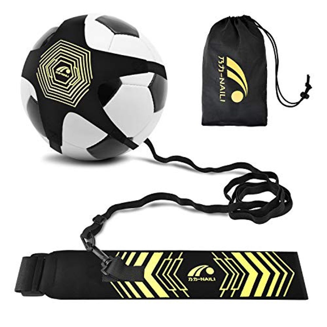 Product BROTOU Fútbol Trainer, Football Trainer Banda,Football Kick Trainer Banda elástica para entrenamiento