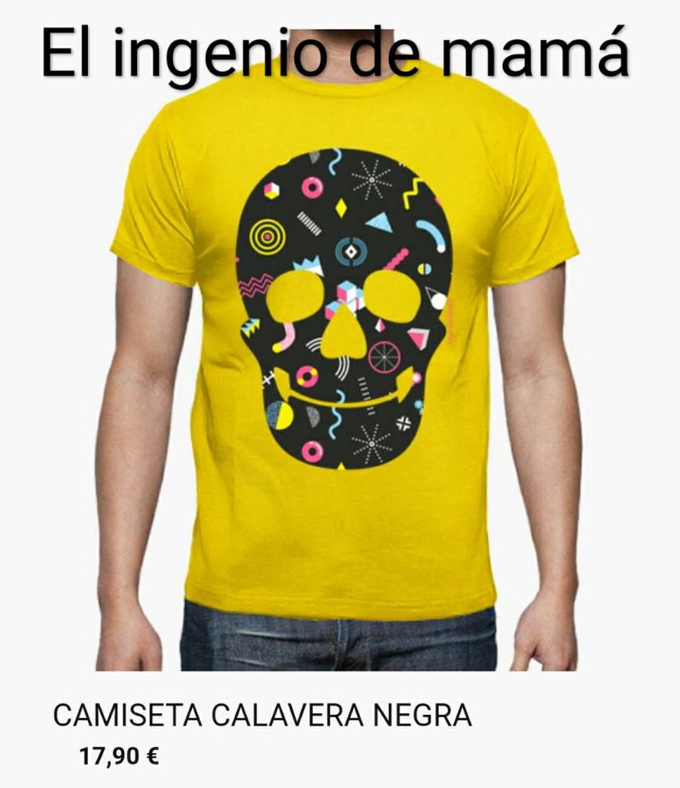 Moda Camiseta Calavera! Diseño "El ingenio de mamá".