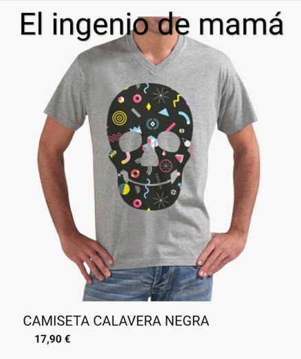Camiseta Calavera - Diseños Elingeniodemamá