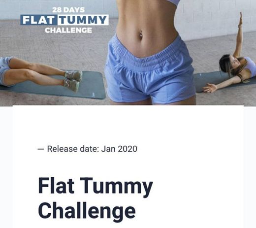 Flat Tummy Challenge - Free Workout Program - Chloe Ting