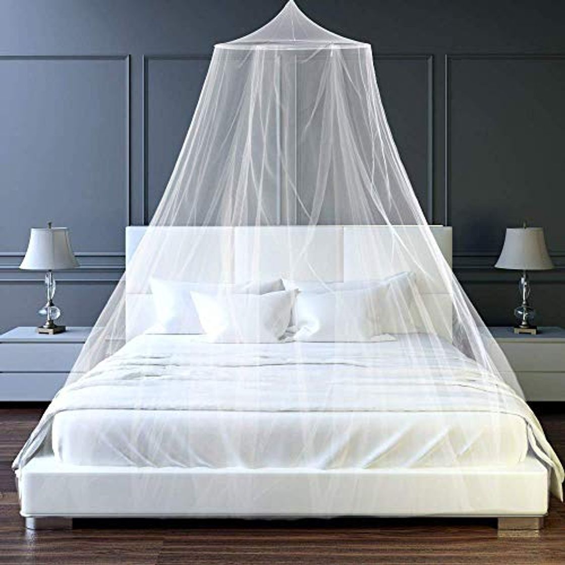 Social htovila Mosquito Net Mosquitera Universal de Color Blanco con Diseño de Cúpula