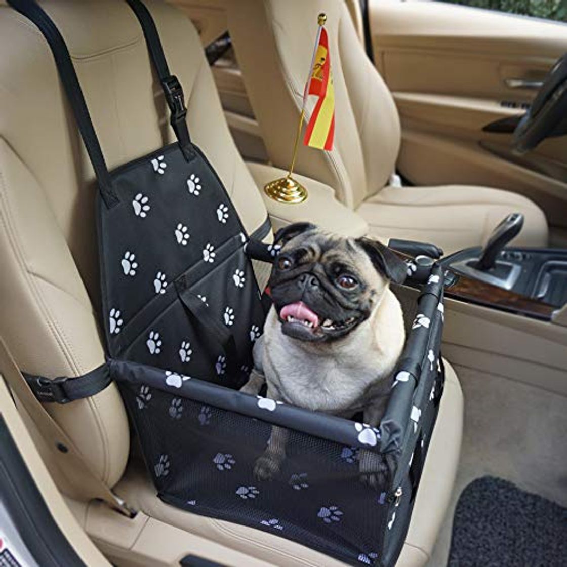 Productos Felicidad Asiento del Coche de Seguridad para Mascotas Perro Gato Plegable Lavable Viaje Transportín