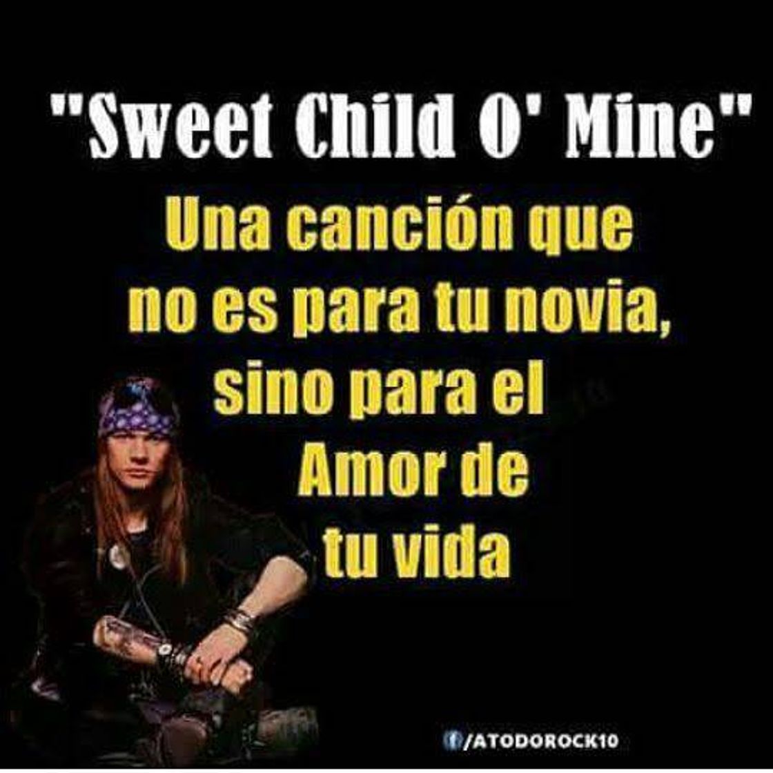 Canción Sweet Child O' Mine