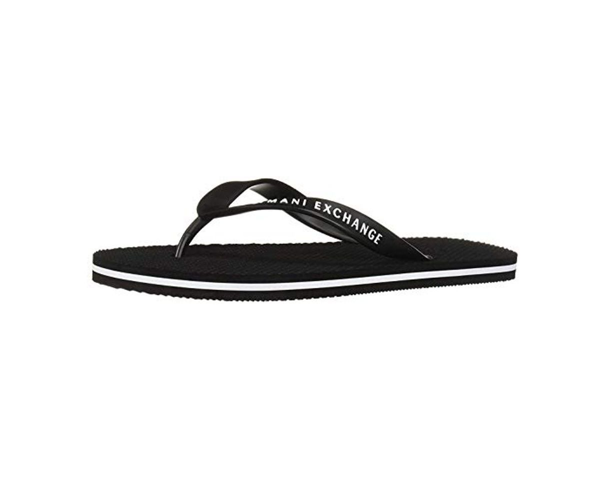 Products Armani Exchange Classic Flip Flop, Chanclas para Hombre, Negro (Black