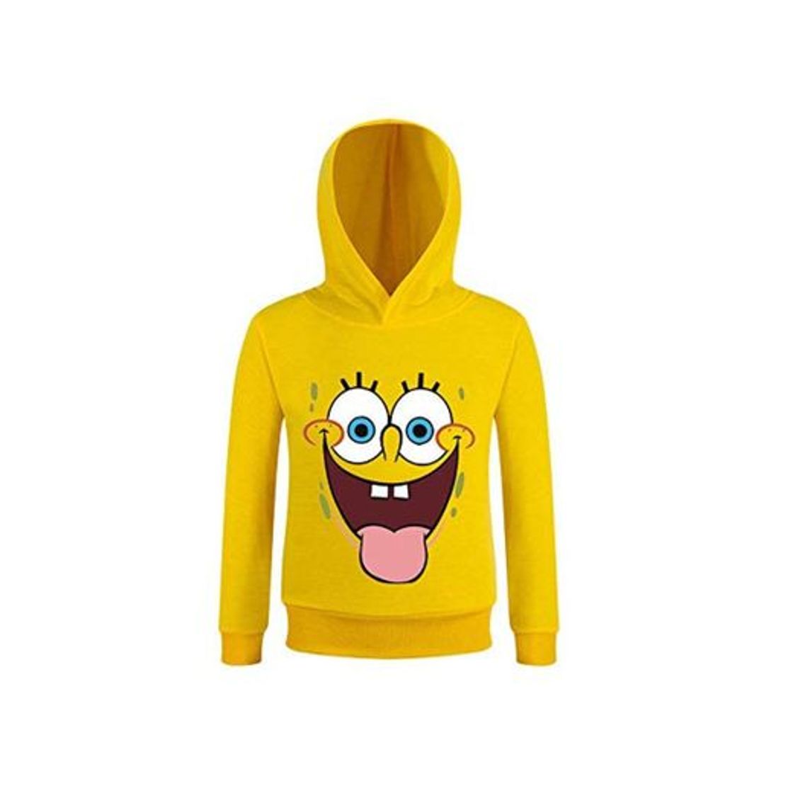 Product Sudadera de Manga Larga de otoño para niños con   Esponja Bob Impresión de Dibujos Animados para niñas y niños 6 7 8 10 años Sudaderas con Capucha para niños Ropa