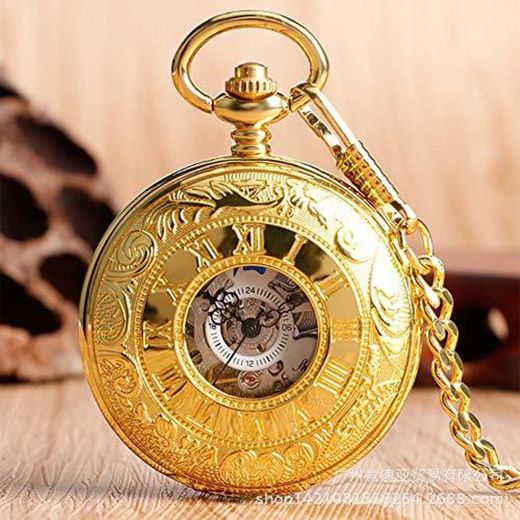 Reloj De Bolsillo De Cadena Vintage