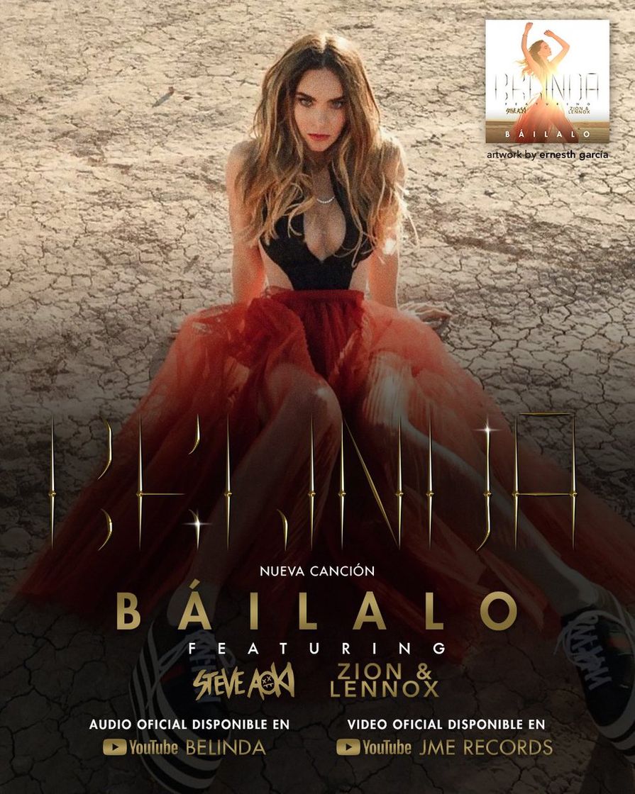 Canción Bailalo, Belinda Ft Steve Aoki, Zion & Lennox