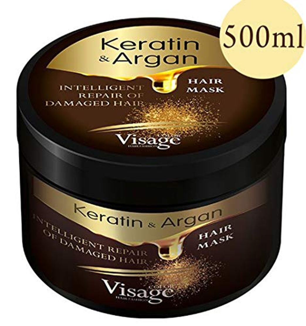 Social Mascarilla para el cabello de Visage con aceite de argán y queratina