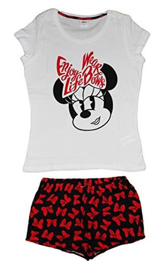 Disney Minnie Mouse - Pijama corto para mujer
