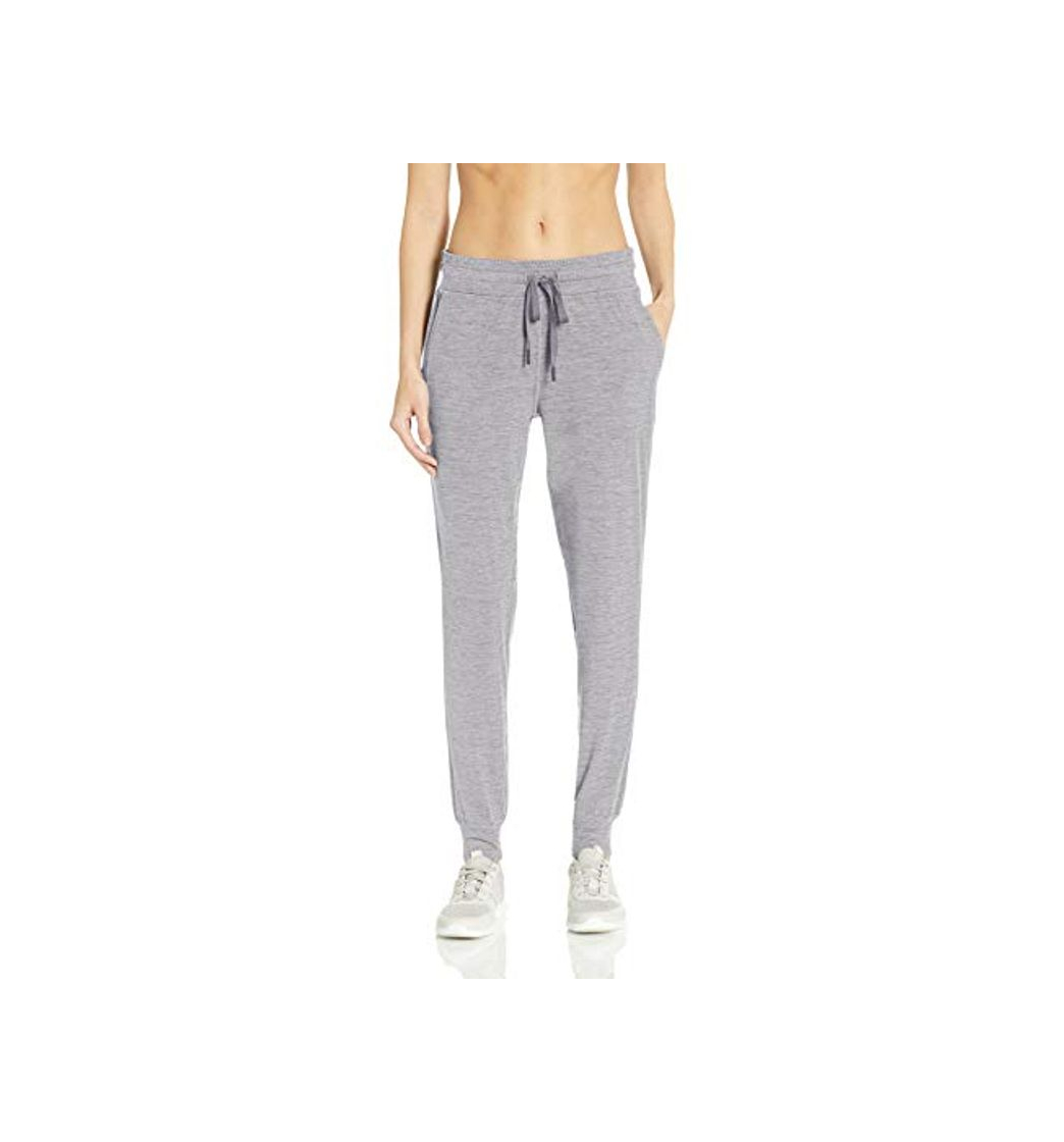 Social Amazon Essentials Brushed Tech Stretch Jogger Pant Running-Pants, Grey Spacedye, US S