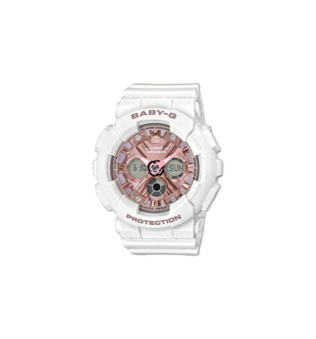 Social Casio Reloj Mujer de Digital con Correa en Resina BA-130-7A1ER
