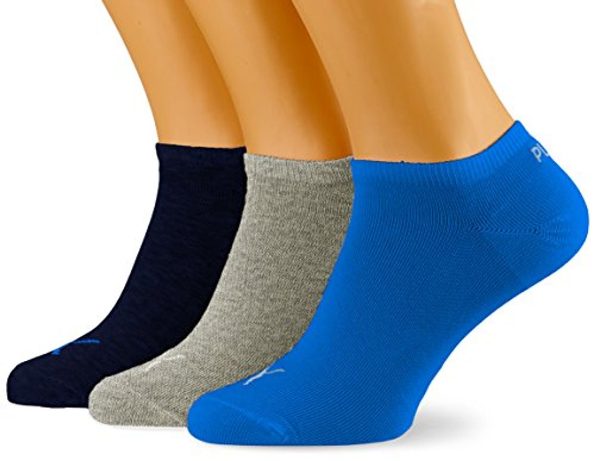 Social Puma PUMA UNISEX SNEAKER PLAIN 3P, Calcetines Unisex adulto, pack de 3,
