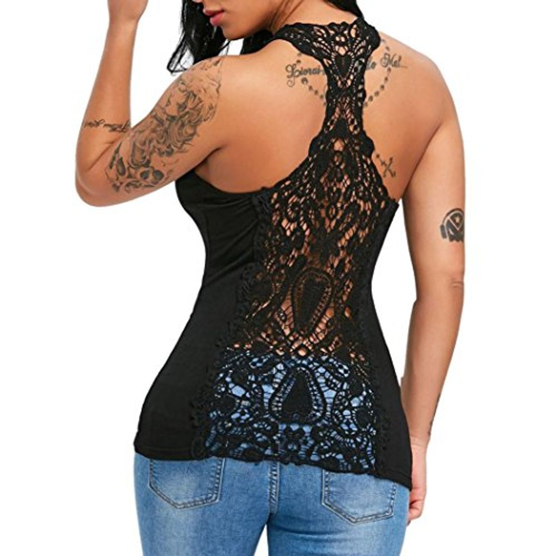 Social FAMILIZO Top Sin Mangas Mujer Fiesta Camisetas Sin Manga Mujer Camisetas Mujer