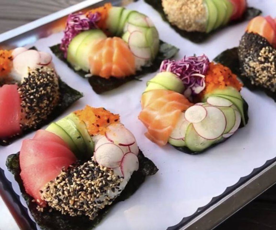 Moda Roscas individuales estilo sushi