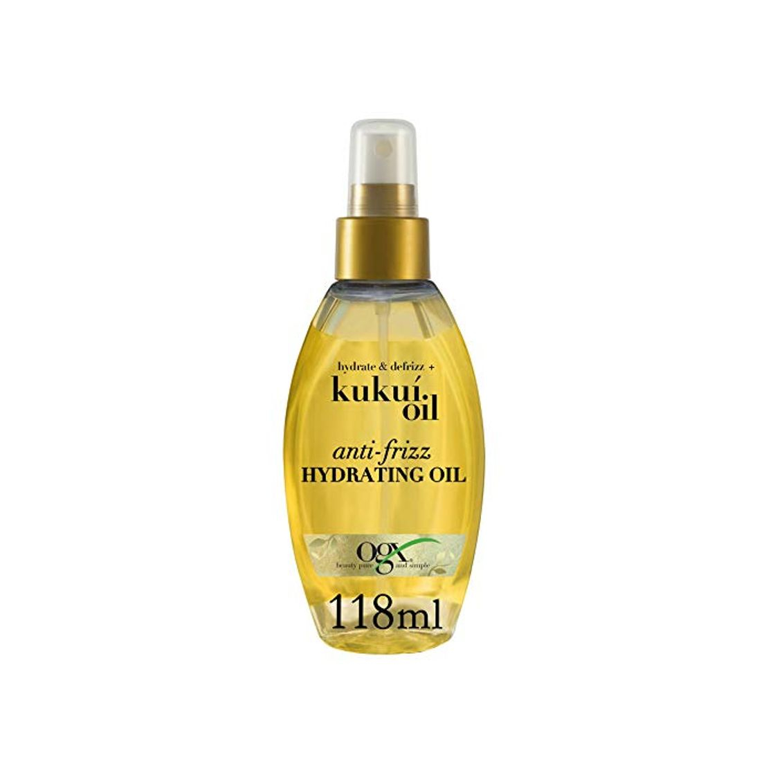 Belleza OGX Anti-Frizz Hydrating Kukui Oil