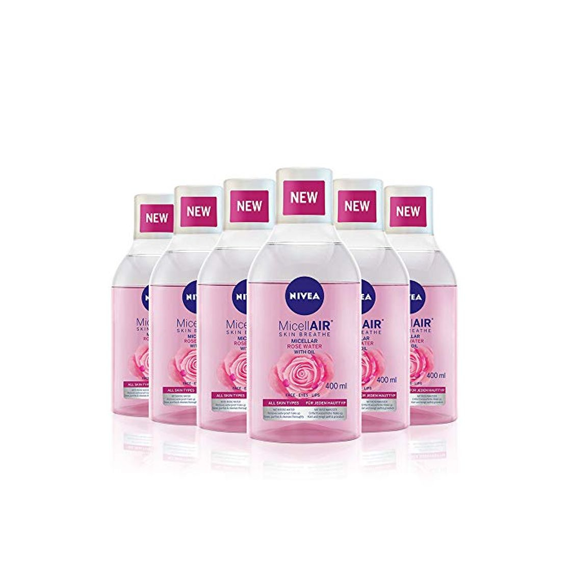 Social NIVEA MicellAIR Skin Breathe Agua Micelar con Aceite & Agua de Rosas,