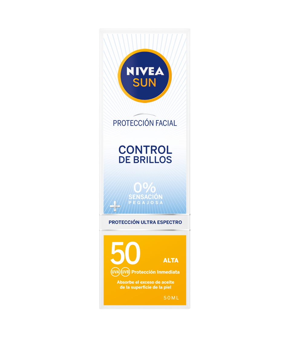 Social NIVEA SUN Protección Facial UV Control de Brillos FP50