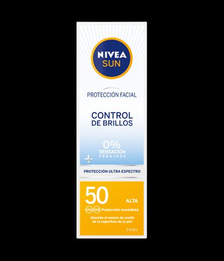 NIVEA SUN Protección Facial UV Control de Brillos FP50