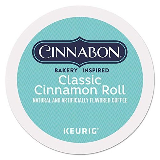 Cinnabon K-Cup Portion Pack for Keurig Brewers, Classic Cinnamon Roll, 24 Count