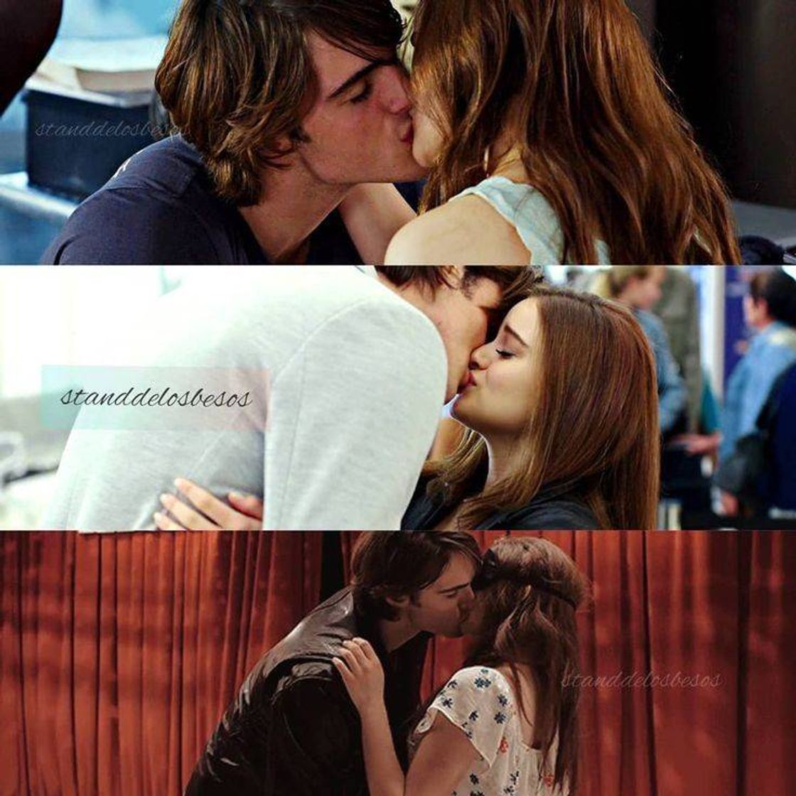 El stand de los besos