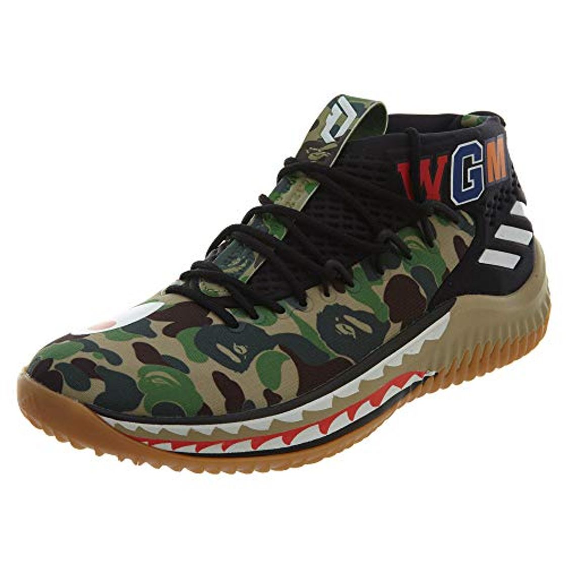 Moda Dame 4 Bape 'Green Camo' - AP9974 - Size 39