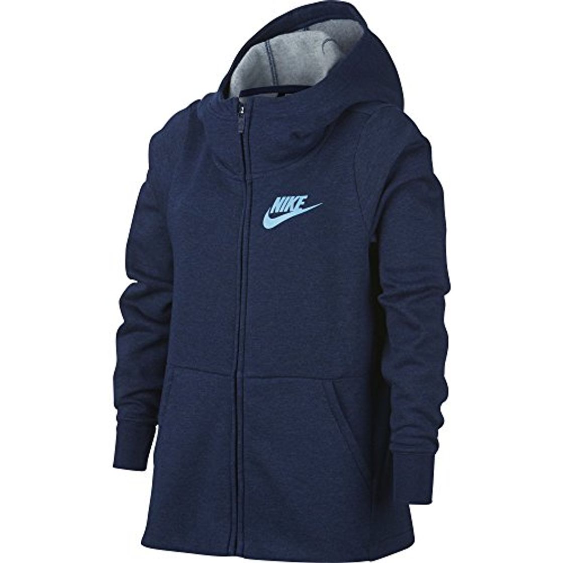 Fashion NIKE G NSW Hoodie FZ PE Chaqueta, Azul