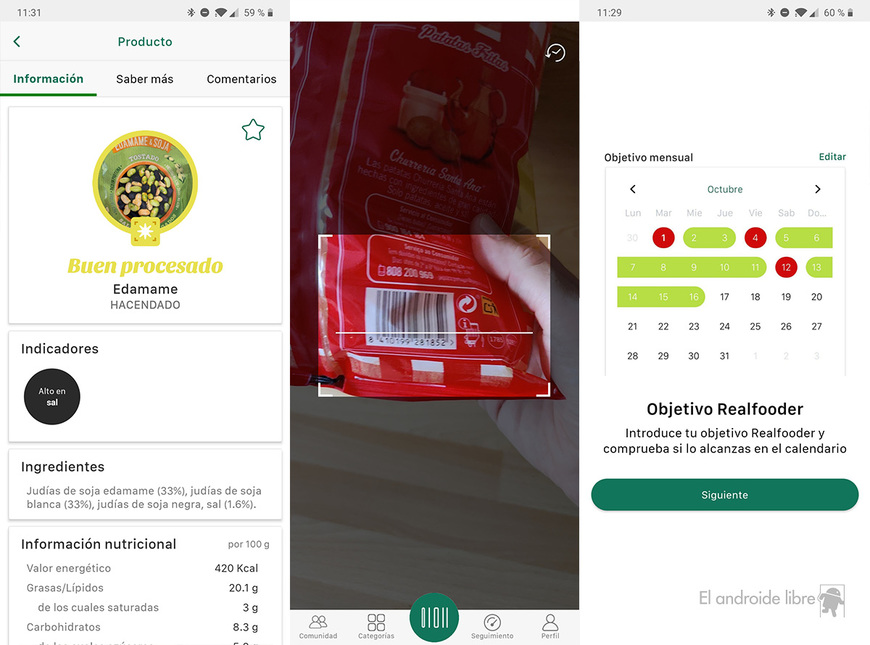 Apps MyRealFood – Google Play