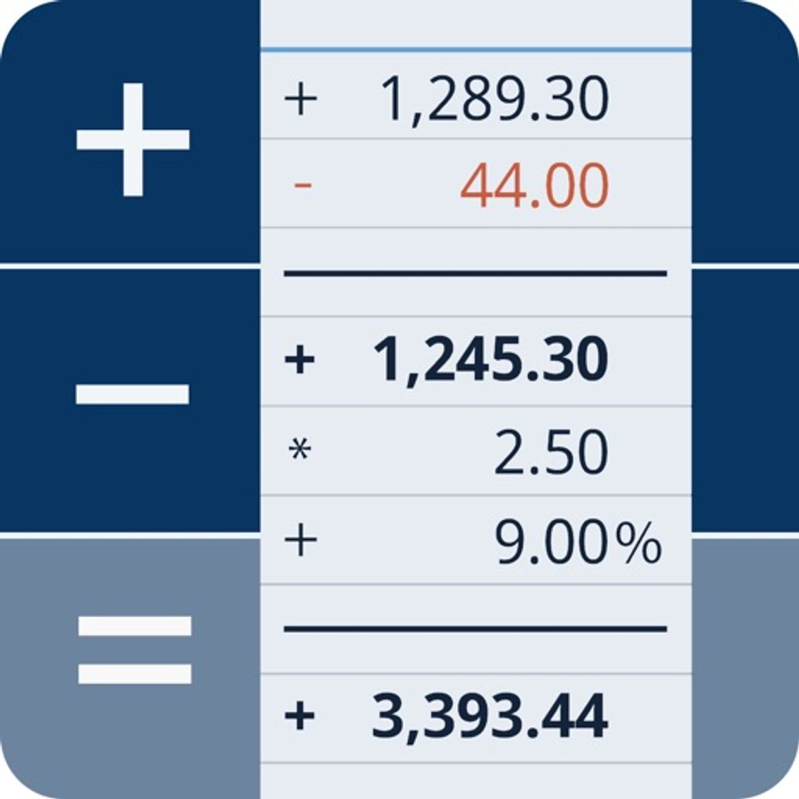 App CalcTape Paper Tape Calculator