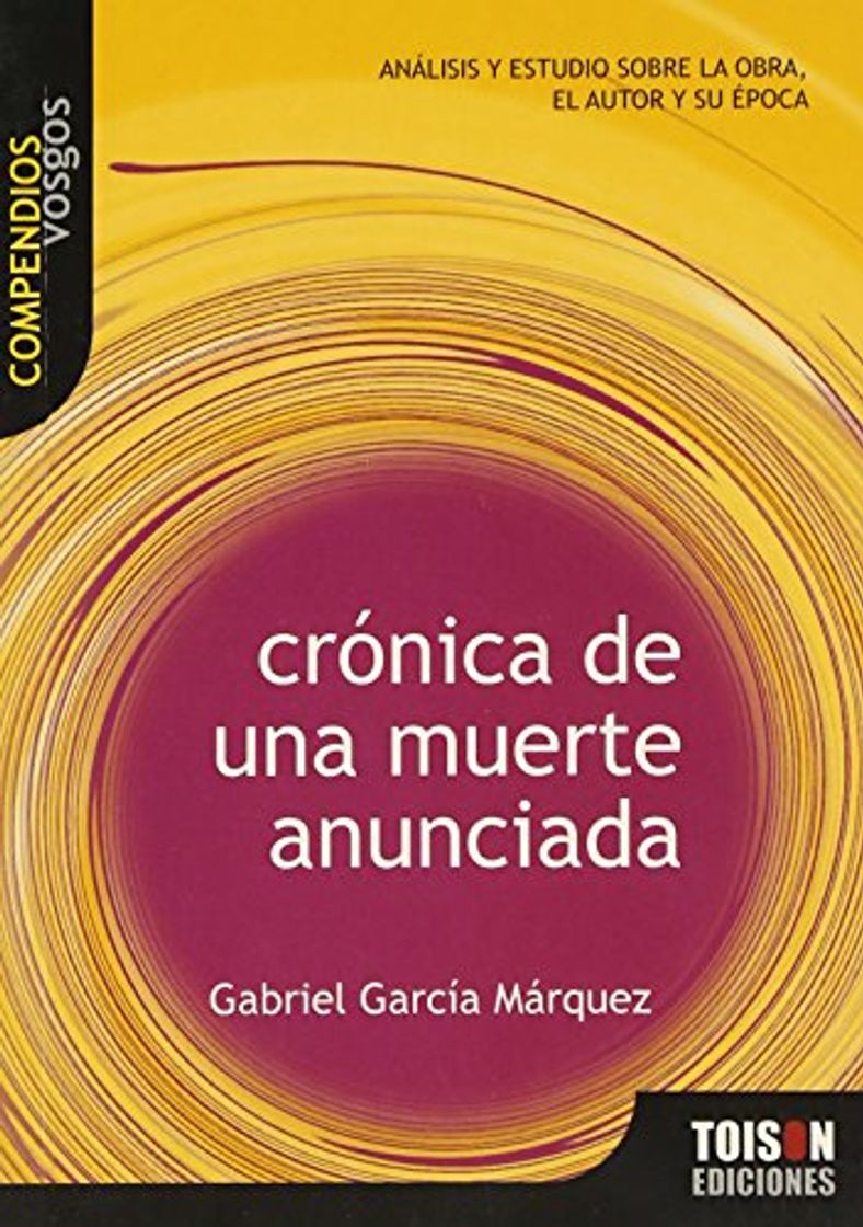 Book SPA-CRONICA DE UNA MUERTE ANUN