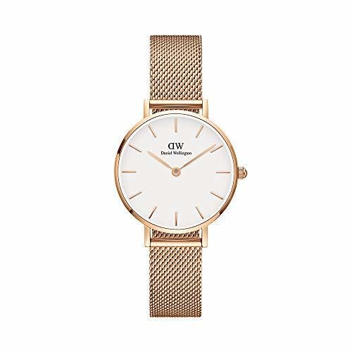 Daniel Wellington Reloj Analógico para Mujer de Cuarzo con Correa en Acero