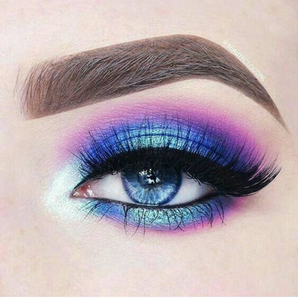 Social Olho azul e roxo