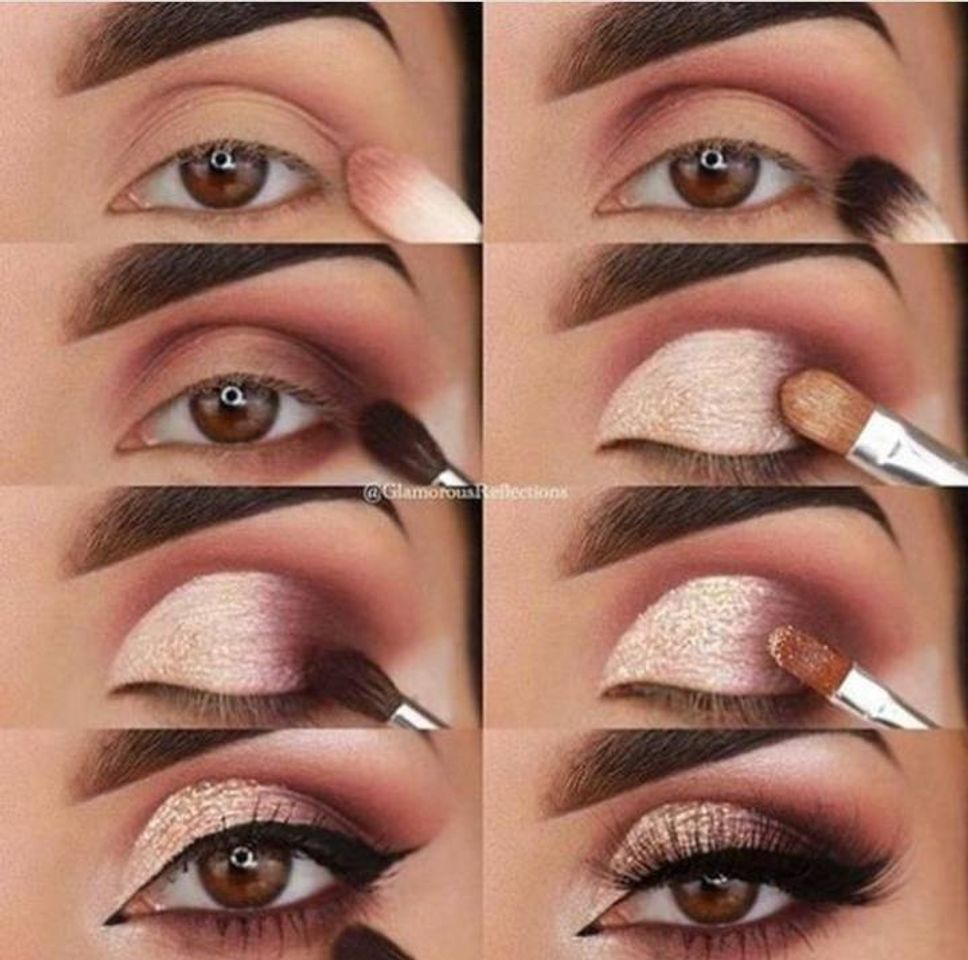 Social Passo a passo com glitter