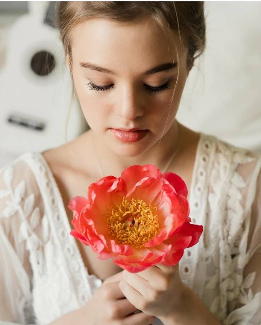 Social Foto com flor