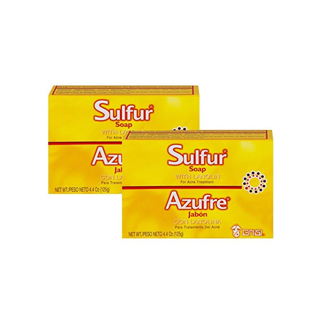 [Pack de 3 x 100 g] jabón de azufre 10%